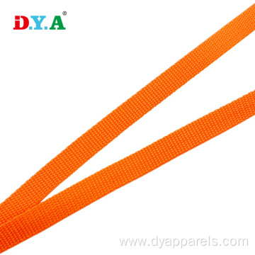 pp webbing colorful orange 20mm polypropylene belts